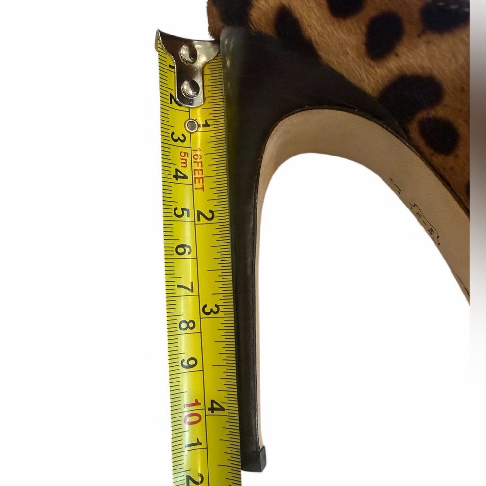 Brian Atwood Women's Sexy/EDGY Leopard Stiletto Heels‎ Size 37 (7) NEVER WORN! - Picture 6 of 6
